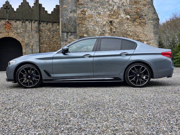 BMW 5-Series Saloon, Diesel, 2017, Blue