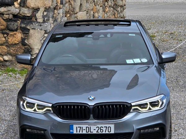 BMW 5-Series Saloon, Diesel, 2017, Blue