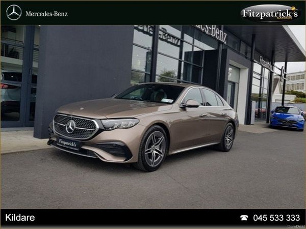 Mercedes-Benz E-Class Saloon, Diesel Hybrid, 2024, Brown