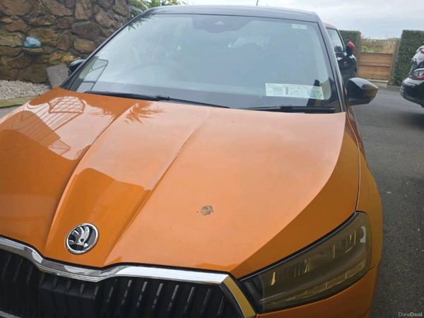 Skoda Fabia Hatchback, Petrol, 2023, Orange