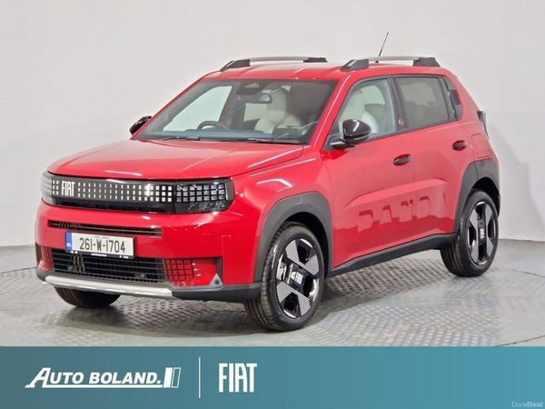 Fiat Panda SUV, Petrol Hybrid, 2026, Red