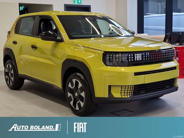Fiat Panda SUV, Electric, 2026, Yellow