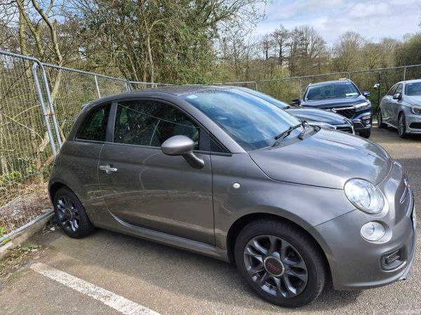 Fiat 500 Hatchback, Petrol, 2015, Grey