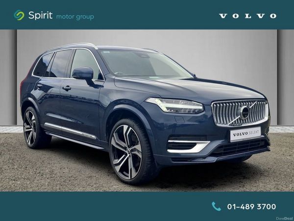 Volvo XC90 SUV, Petrol Plug-in Hybrid, 2023, Blue