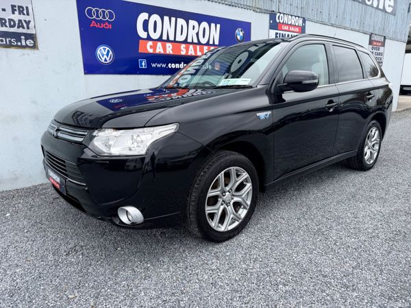 Mitsubishi Outlander SUV, Petrol Plug-in Hybrid, 2015, Black