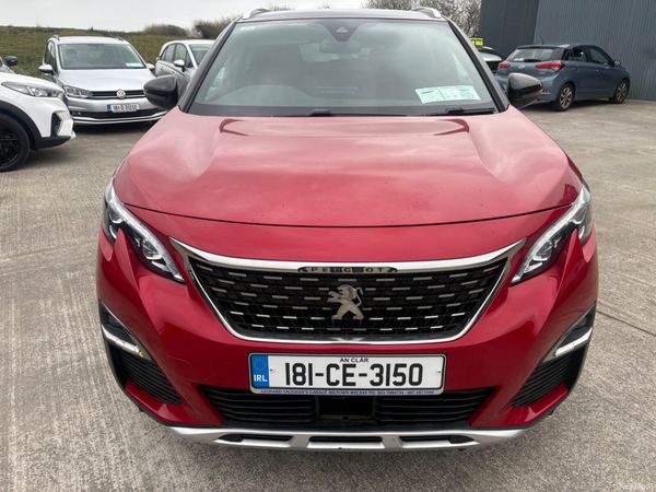 Peugeot 3008 Hatchback, Diesel, 2018, Red