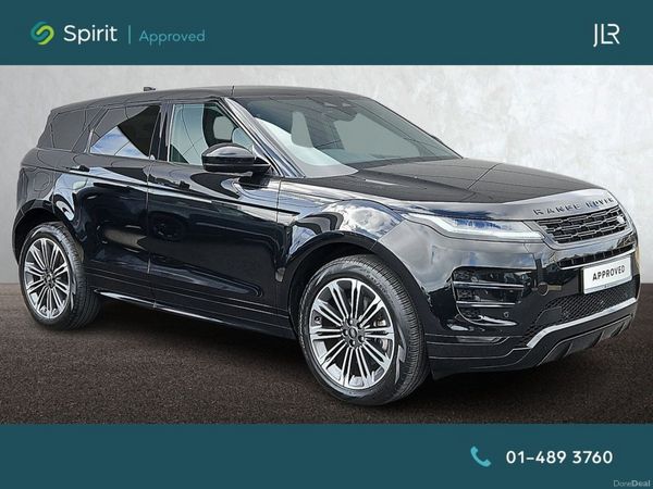 Land Rover Range Rover Evoque SUV, Petrol Hybrid, 2024, Black