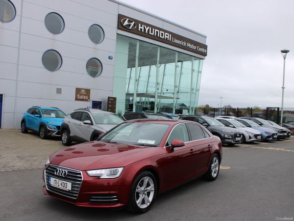 Audi A4 Saloon, Diesel, 2017, Red
