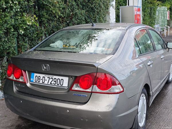 Honda Civic Saloon, Petrol Hybrid, 2008, Grey