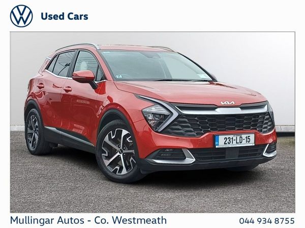 Kia Sportage SUV, Diesel Hybrid, 2023, Red