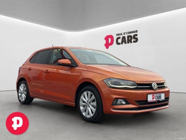 Volkswagen Polo Hatchback, Petrol, 2018, Orange