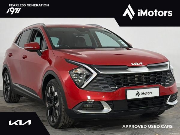 Kia Sportage SUV, Petrol Plug-in Hybrid, 2023, Red