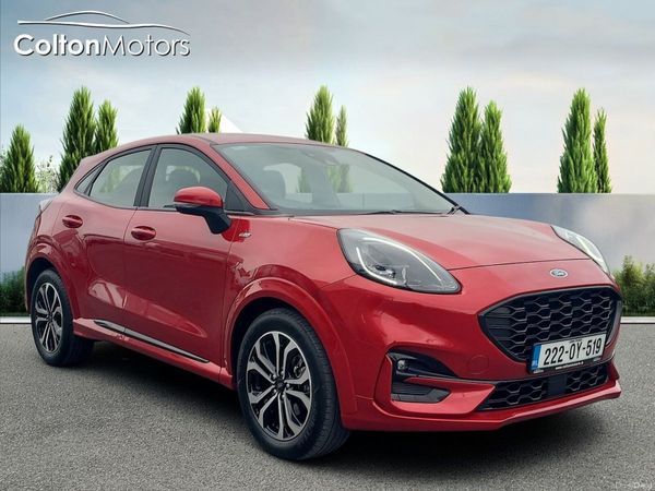Ford Puma MPV, Petrol Hybrid, 2022, Red