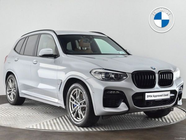 BMW X3 SUV, Petrol Plug-in Hybrid, 2021, Silver