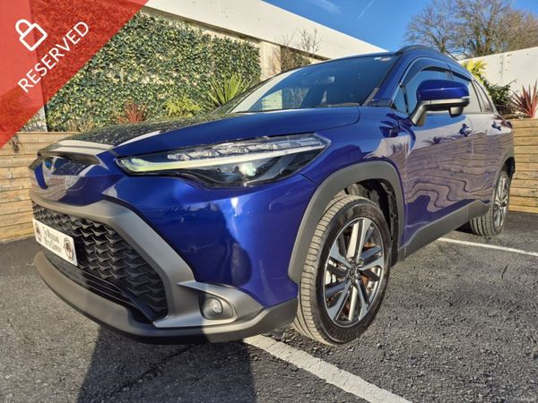 Toyota Corolla Cross SUV, Petrol Hybrid, 2023, Blue