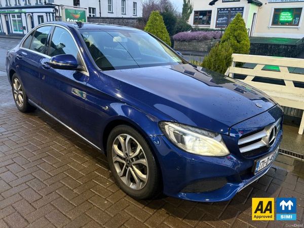 Mercedes-Benz C-Class Saloon, Diesel, 2017, Blue