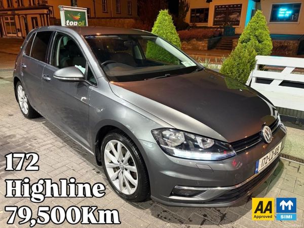Volkswagen Golf Hatchback, Diesel, 2017, Grey