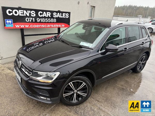 Volkswagen Tiguan SUV, Diesel, 2018, Black