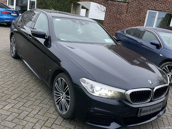 BMW 5-Series Saloon, Petrol Plug-in Hybrid, 2018, Black