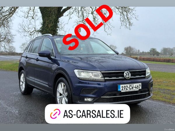 Volkswagen Tiguan SUV, Diesel, 2019, Blue