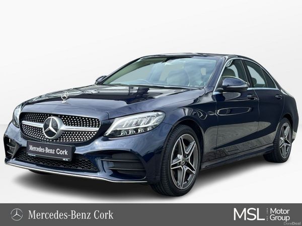 Mercedes-Benz C-Class Saloon, Petrol Hybrid, 2020, Blue