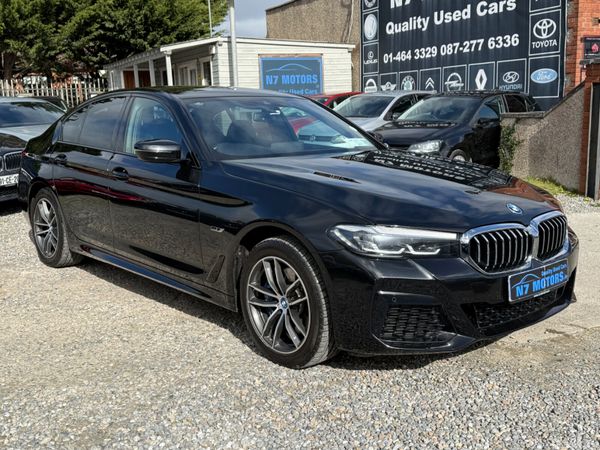 BMW 5-Series Saloon, Petrol Plug-in Hybrid, 2022, Black