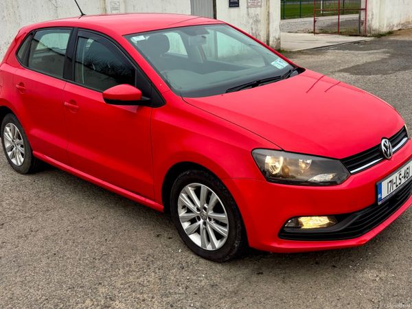 Volkswagen Polo Hatchback, Diesel, 2017, Red