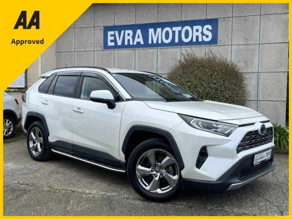 Toyota RAV4 SUV, Petrol Hybrid, 2019, White