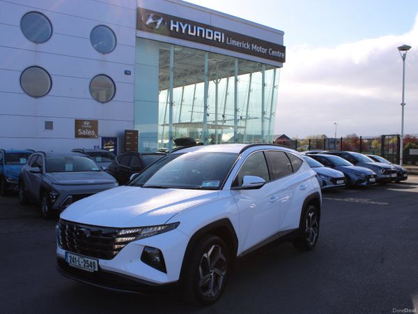 Hyundai Tucson SUV, Petrol Hybrid, 2024, White