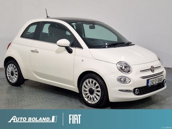 Fiat 500 Hatchback, Petrol, 2024, White