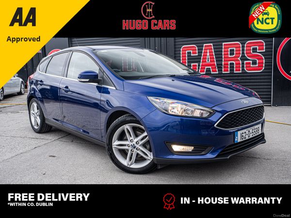 Ford Focus Hatchback, Petrol, 2016, Blue