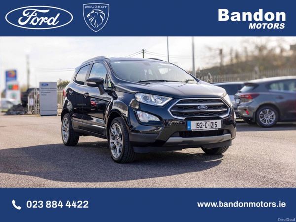 Ford EcoSport SUV, Petrol, 2019, Black