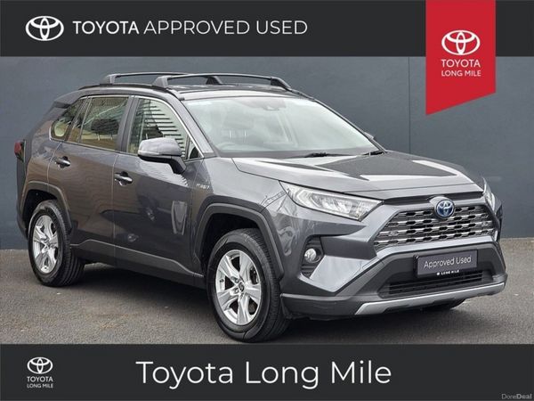 Toyota RAV4 SUV, Petrol Hybrid, 2021, Grey
