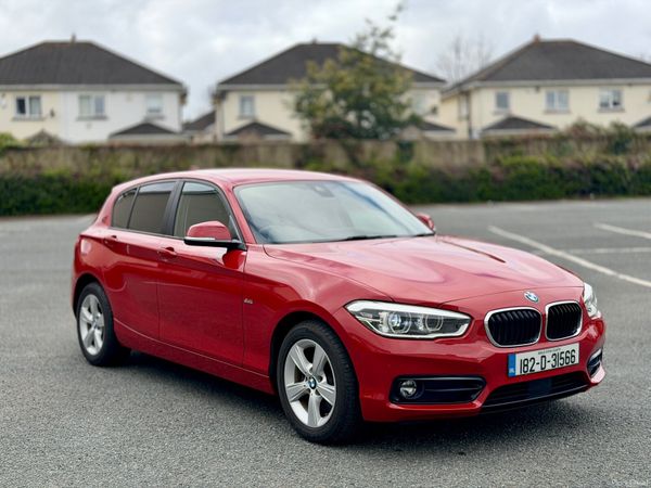 BMW 1-Series Hatchback, Diesel, 2018, Red