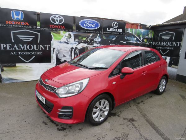 Kia Rio Hatchback, Petrol, 2015, Red