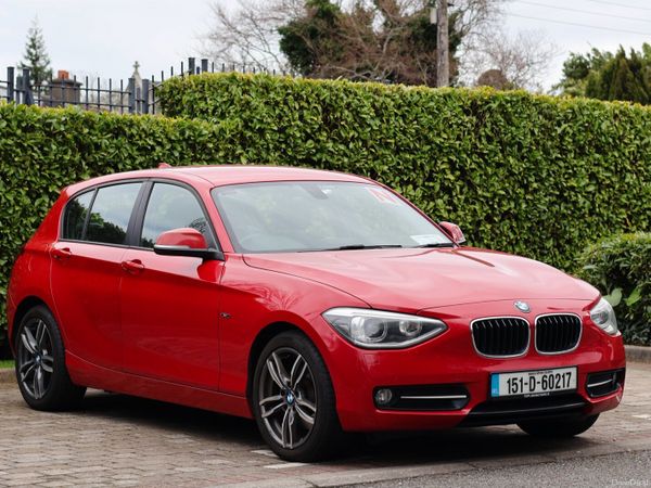 BMW 1-Series Hatchback, Petrol, 2015, Red