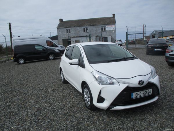 Toyota Vitz Hatchback, Petrol, 2018, White
