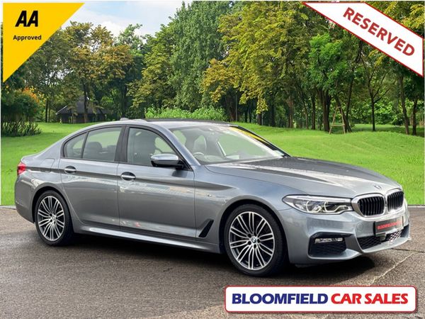 BMW 5-Series Saloon, Diesel, 2017, Grey