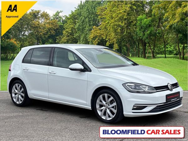 Volkswagen Golf Hatchback, Petrol, 2018, White