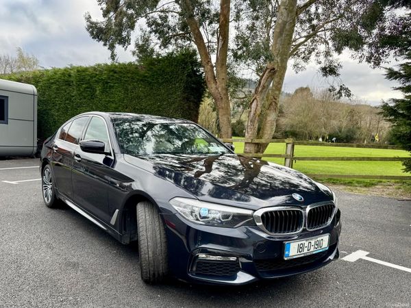 BMW 5-Series Saloon, Diesel, 2018, Blue