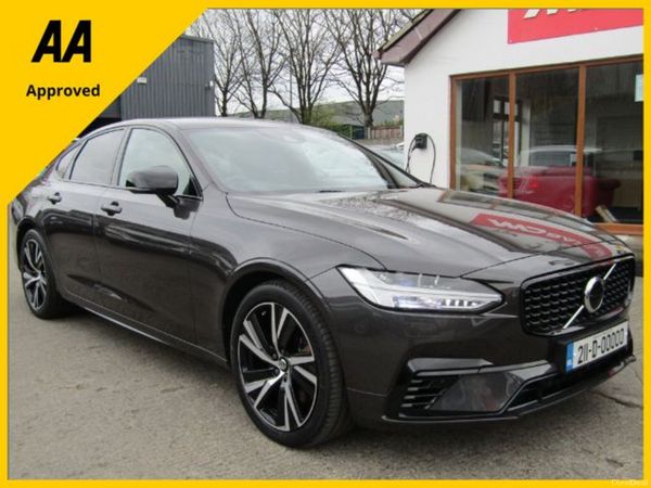 Volvo S90 Saloon, Petrol Plug-in Hybrid, 2021, Grey