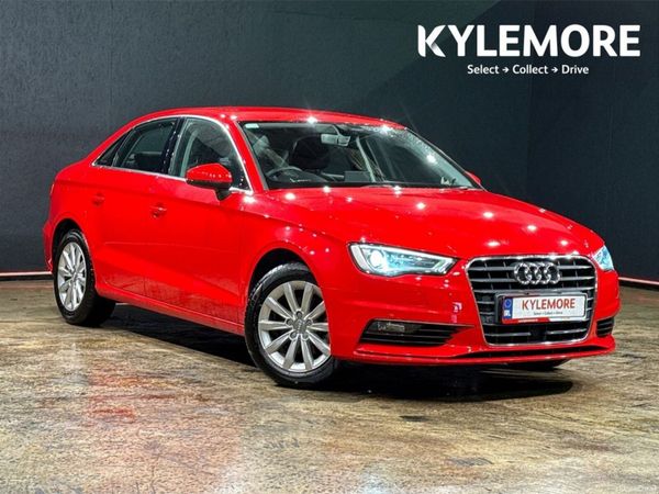 Audi A3 Saloon, Petrol, 2017, Red