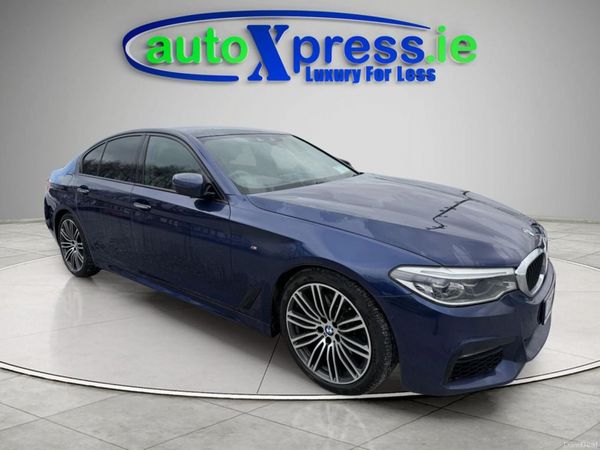 BMW 5-Series Saloon, Diesel, 2017, Blue