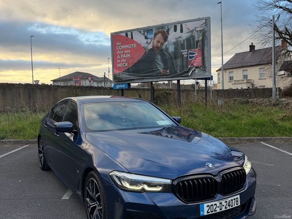 BMW 5-Series Saloon, Diesel, 2020, Blue