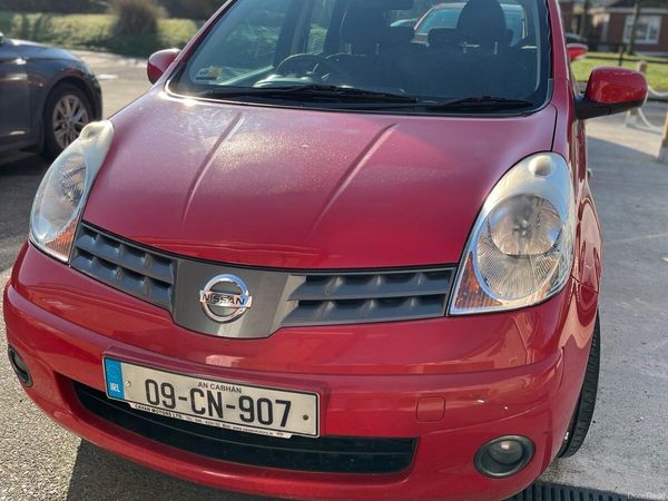 Nissan Note MPV, Petrol, 2009, Red