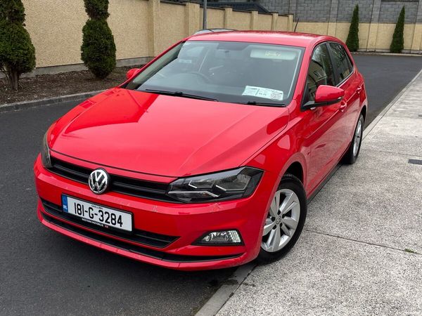 Volkswagen Polo Hatchback, Petrol, 2018, Red