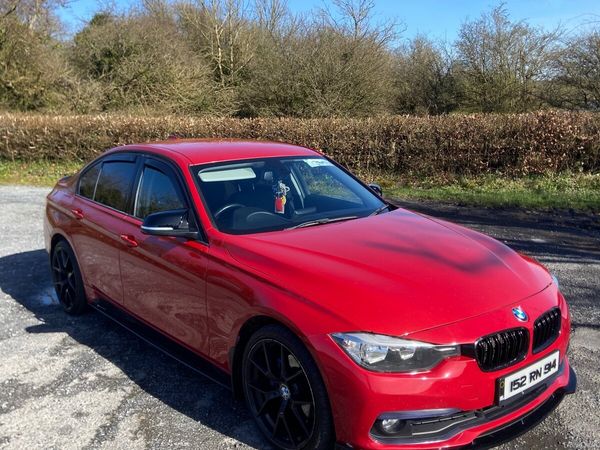 BMW 3-Series Saloon, Diesel, 2015, Red