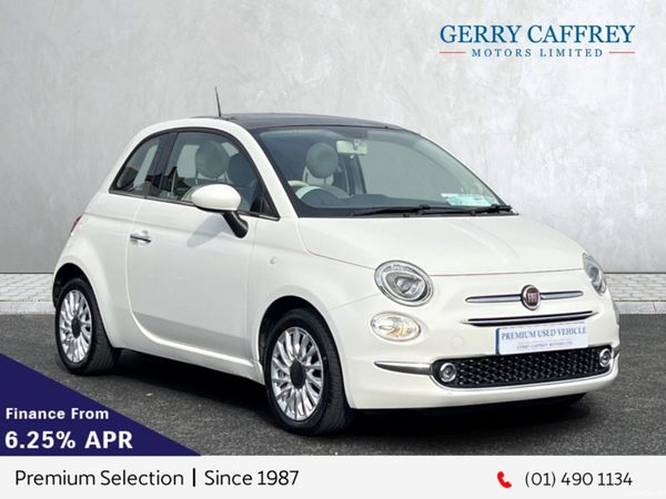 Fiat 500 Hatchback, Petrol, 2017, White
