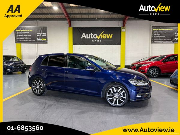 Volkswagen Golf Hatchback, Petrol, 2018, Blue