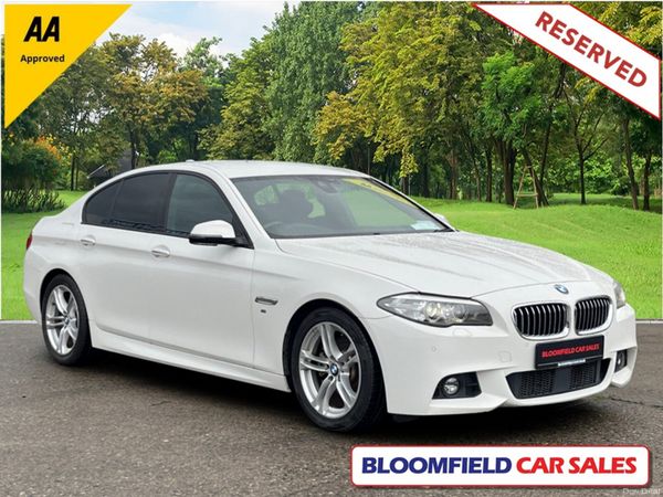 BMW 5-Series Saloon, Diesel, 2016, White